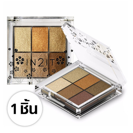 IN2IT NUDE 6 COLOUR PALETTE (ESN02) 1 ชิ้น