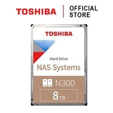 TOSHIBA HARDDISK 8TB (N300) HDWG180  SATA 3.5 7200RPM C/B 128 MB