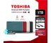 Toshiba External (1TB) USB 3.2 รุ่น (Canvio Advance V10) Security/Auto-backup สี Green/Black/Red/White ฮาร์ดดิสก์แบบพกพา Harddrive HDD