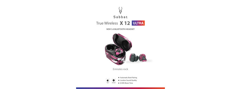 หูฟัง True Wireless Sabbat X12 Ultra banner