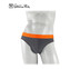 Valentino Rudy กางเกงในทรง Bikini รุ่น VB2-N211 15 - สีเทาขอบยางทอสีส้ม (1 ตัว)