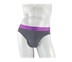 Valentino Rudy กางเกงใน Bikini รุ่น VB2-N213 15 - สีเทาขอบยางทอสีม่วง (1 ตัว)