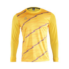 EGO SPORT EG5131 เสื้อฟุตบอลคอกลมแขนยาว สีเหลืองจัน