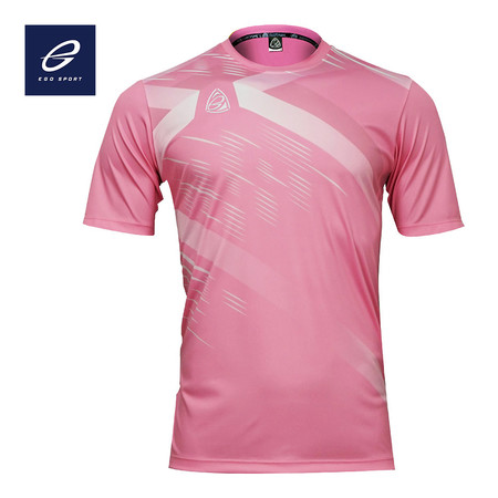 EGO SPORT EG5116 KIDS เสื้อฟุตบอลคอกลม สีชมพู