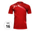EGO SPORT EG5116 KIDS เสื้อฟุตบอลคอกลม สีแดง