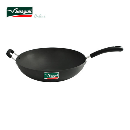 Seagull กระทะจีน Hard Anodized 32 cm.