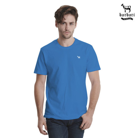 Barbari เสื้อยืดคอกลม Premium Cotton 100% ใส่ได้ทั้งผู้ชายผู้หญิง สีแดง