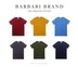Barbari เสื้อยืดคอวี Premium Cotton 100% ใส่ได้ทั้งผู้ชายผู้หญิง สีมัสตาร์ด (BV5)