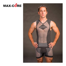 Max Core เสื้อกล้ามออกกำลังกาย (บุรุษ) Outer Mesh T-Shirt (Free Size)