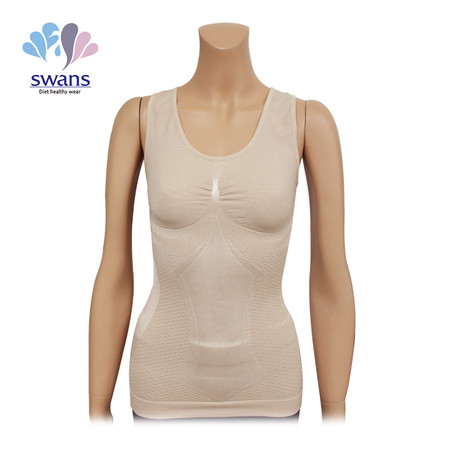 SWANS เสื้อกล้ามกระชับสัดส่วน (ผ้าไหม) Strong Silk Top (Free Size)