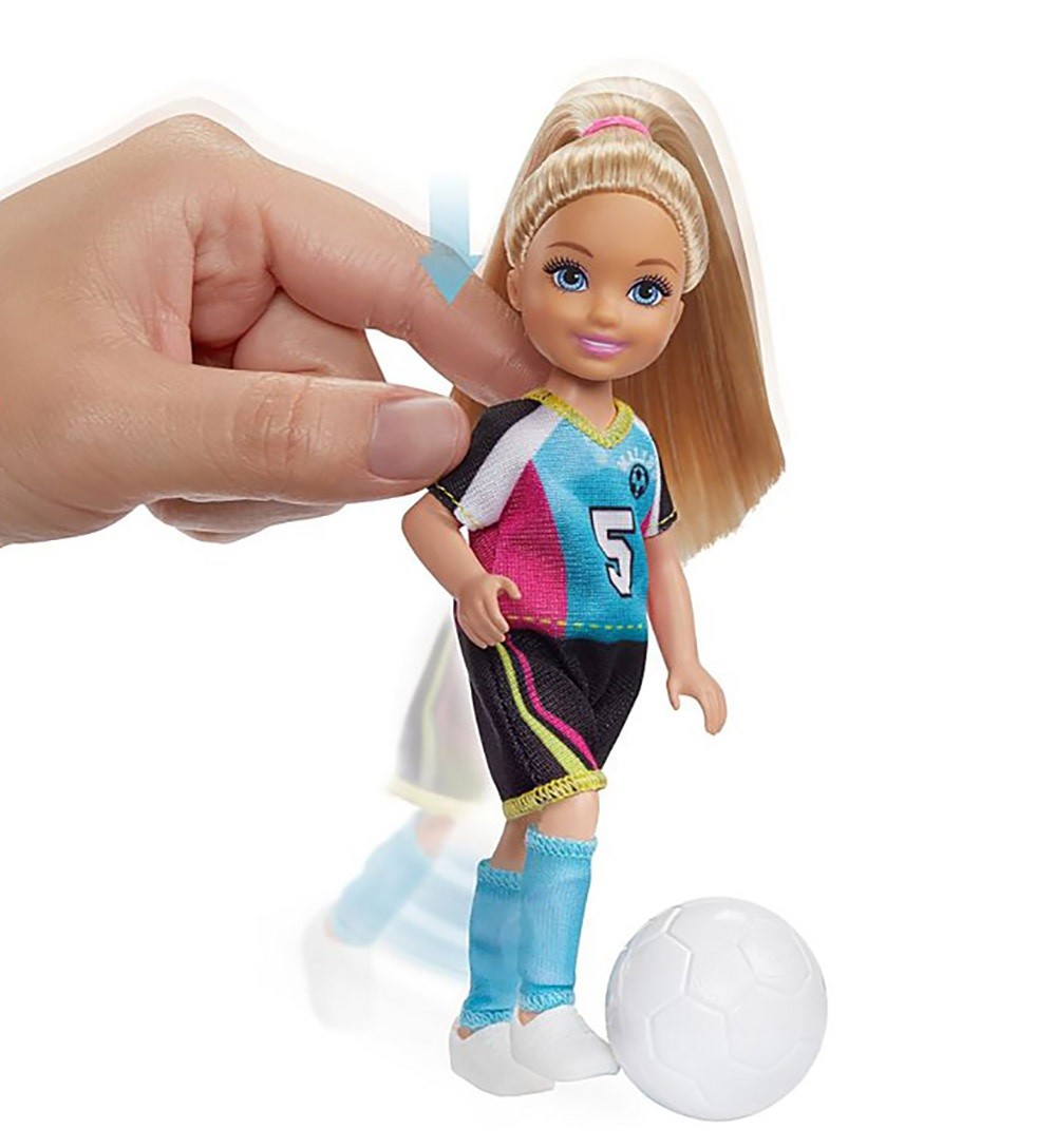 Barbie Chelsea Doll with Soccer Playset and Accessories