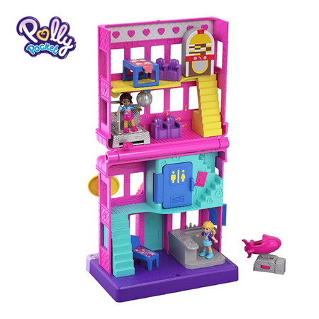 Polly Pocket Pollyville Diner ตุ๊กตาพอลลี่ พ็อกเก็ต พอลลี่วิลล์ ไดเนอร์ ร้านอาหาร