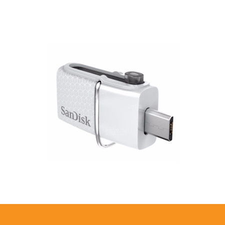 SANDISK SDDD2-032G-GAM46W FLASHDRIVE OTG 32GB USB3.0 DUAL COM & ANDROID ULTRA SPEED UP TO 150MB WHITE by Speed Computer