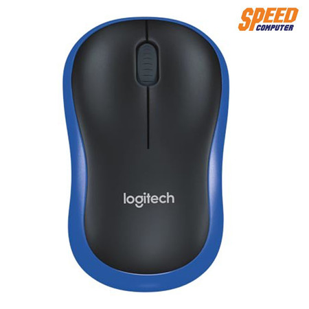 LOGITECH M185 MOUSE WIRELESS BLUE /BLACK COLOR 2.4 GHZ by Speed Computer