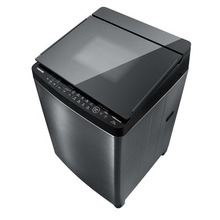 TOSHIBA เครื่องซักผ้า ฝาบน รุ่น AW-DG1700WT (SS) 16 KG