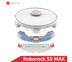 หุ่นยนต์ดูดฝุ่นถูพื้น อัจฉริยะ Roborock S5 Max สีขาว (White Color) - Robotic Vacuum and Mop Cleaner [Global Version]