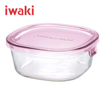 Iwaki ภาชนะแก้วบรรจุอาหาร ขนาด 450 ml. รุ่น K3240N-P - สีชมพู