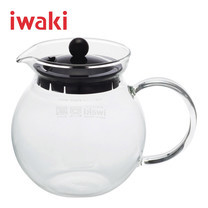 Iwaki กาชงชาเนื้อแก้ว ขนาด 640 ml. - สีดำ