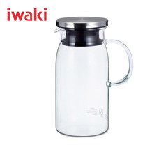 Iwaki เหยือกน้ำแก้วฝาสเตนเลส ขนาด 600 ml.