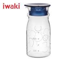 Iwaki ขวดน้ำพร้อมฝา ขนาด 600 ml. - สีน้ำเงิน