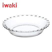 Iwaki จานขอบหยักแก้วโบโรซิลิเกท 6 inch