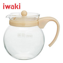 Iwaki กาชงชาเนื้อแก้ว ขนาด 640 ml. - สีเบจ
