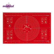 Mastrad Pastry Sheet Large แผ่นนวดแป้งพร้อมสูตร ขนาดใหญ่ - สีแดง