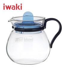 Iwaki กาชงชาเนื้อแก้ว ขนาด 400 ml. - สีฟ้า