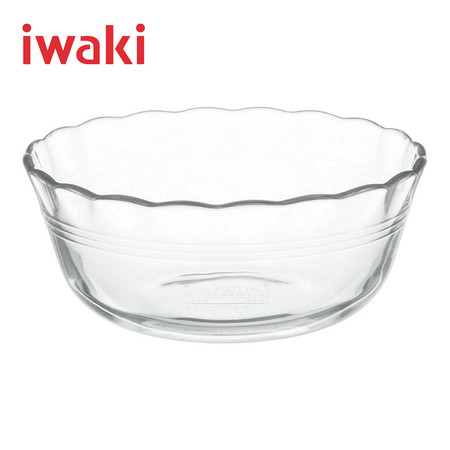 Iwaki ชามขอบหยักแก้วโบโรซิลิเกท 430 ml.