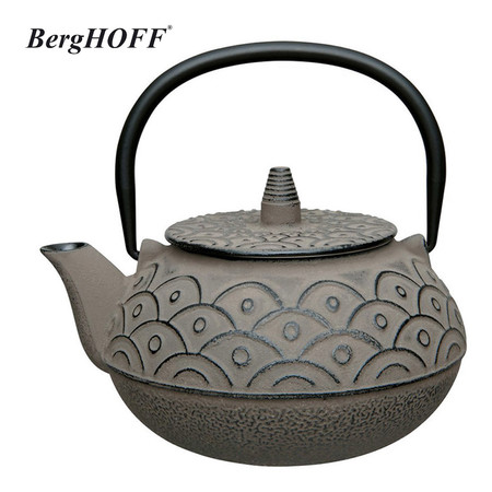 BergHOFF กาน้ำชาเหล็กหล่อ 0.75 L - สีเทา