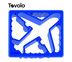 Tovolo แม่พิมพ์แซนด์วิซ ลาย Plane/Clouds - Blue