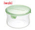 Iwaki ภาชนะแก้วบรรจุอาหารทรงกลม ขนาด 490 ml. รุ่น K7401H-P - สีเขียว