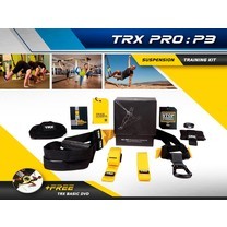 เชือกออกกำลังกาย เชือกโยคะ TRX Pro : P3 Suspension Training Kit Free DVD - Homefittools