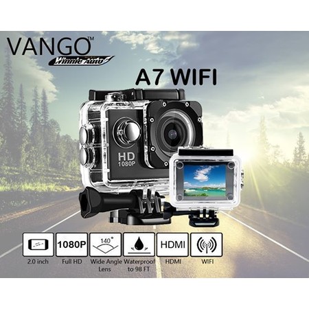 VANGO ActionCam A7Wifi กล้องภายนอกกันน้ำสำหรับเดินทางและท่องเที่ยว