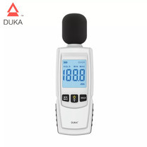 DUKA Hand-held High-precision Digital Display Decibel Meter เดซิเบล 30 ~ 130/35 ~ 130dBC เครื่องตรวจจับดิจิตอลเครื่องมือยานยนต์ไมโครโฟน By Mac Modern
