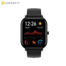 AMAZFIT GTS 1.65 นิ้วจอแสดงผล AMOLED GPS Smart Watch 12 โหมดกีฬา 5ATM กันน้ำอายุการใช้งานแบตเตอรี่ 14 วัน / Mac Modern