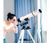 BeeBest telescope white professional stargazing outdoor viewing with high-precision equatorial mount By Mac Modern