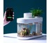 Fish tank PRO smart feeding set ตู้ปลาขนาด 8 ลิตร + กล่องป้อนอาหารอัจฉริยะ เชื่อมต่อ App Mi Home