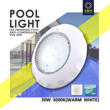 ไฟสระว่ายน้ำ led Pool light 30วัตต์ แสงวอร์มไวท์ รุ่น Anti by KBM LIGHTING
