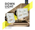 โคมไฟดาวน์ไลท์ โคมไฟแบบส่องลง โคมไฟฝังฝ้า downlight luminair รุ่น KDLM-CO02 (1-2module) by KBM LIGHTING