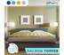 SleepHappy Fluffy Topper ที่รองที่นอน ท็อปเปอร์ Dacron Hybrid เพื่อสุขภาพ สีทอง (หนา 3 นิ้ว) 6ฟุต ส่งฟรี