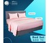 SleepHappy เซ็ทผ้าปูที่นอน 600 เส้นด้าย (สูง10นิ้ว) ผ้าปูที่นอนโรงแรมหรู ( ผ้าปู + ปลอกหมอน ) 3.5 ฟุต สีชมพู
