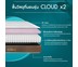 SleepHappy รุ่น CLOUDx2 (แน่นปานกลาง) ที่นอนพ็อคเก็ตสปริง ที่นอนเพื่อสุขภาพ หนา 8นิ้ว 3.5ฟุต ส่งฟรีทั่วไทย