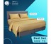 SleepHappy เซ็ทผ้าปูที่นอน 600 เส้นด้าย (สูง10นิ้ว) ผ้าปูที่นอนโรงแรมหรู ( ผ้าปู + ปลอกหมอน ) 6 ฟุต สีทอง