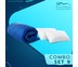 SleepHappy COMBO SET 9 ที่รองที่นอน ท็อปเปอร์สี Dacron Hybrid สีน้ำเงิน (หนา 3 นิ้ว) + หมอนไมโครไฟเบอร์ (1200 gsm.) 6ฟุต ส่งฟรี