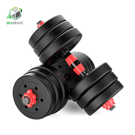 ชุดดัมเบล 20 กิโล พร้อมบาร์เบล Dumbbell and Barbell