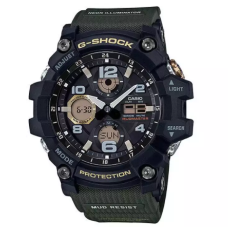 CASIO G-Shock นาฬิกา Mudmaster Solar GSG-100-1A3DR (ประกัน cmg)
