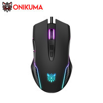 ONIKUMA Mizu RGB Gaming Mouse สำหรับ PC, Notebook Plug & Play ใช้งานได้ทันที