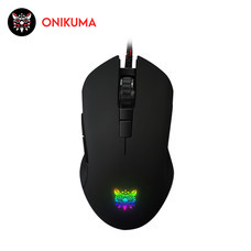 ONIKUMA CW70 RGB Gaming Mouse สำหรับ PC, Notebook Plug & Play ใช้งานได้ทันที
