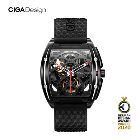 (ประกันศูนย์ไทย 1 ปี) CIGA Design Z Series DLC Automatic Mechanical Watch - นาฬิกาออโตเมติกซิก้า ดีไซน์ รุ่น Z Series DLC